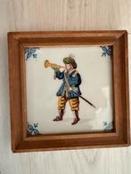 Tichelaar Tegeltje met Lijst, Antiek en Kunst, Antiek | Wandborden en Tegels, Ophalen of Verzenden