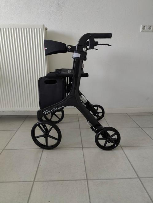 Travixx carbon rollator lichtgewicht, Diversen, Rollators, Zo goed als nieuw, Lichtgewicht, Ophalen of Verzenden