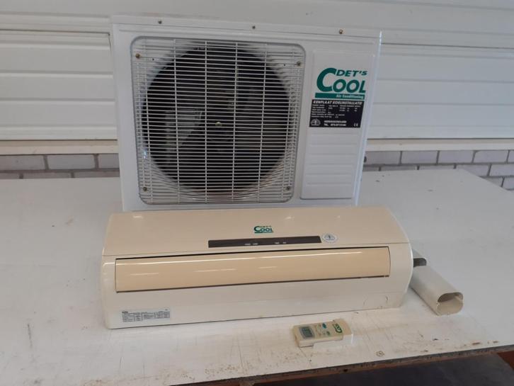 Airco DET's COOL type WAS26 2,6 kW, Witgoed en Apparatuur, Airco's, Gebruikt, Wandairco, 60 tot 100 m³, 1 snelheid, Koelen en Ontvochtigen