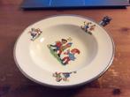 Vintage porseleinen / metalen warmhoudbord. 20 cm doorsnede, Ophalen of Verzenden