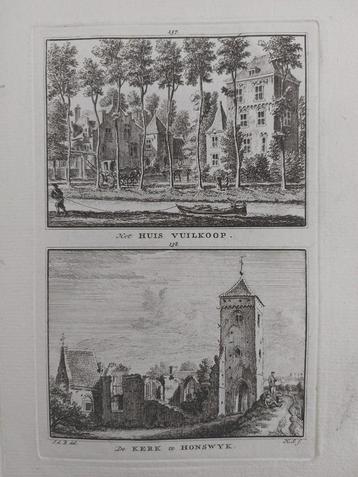 137-138 / Het Huis Vuilkoop en kerk te Honswyk - Honswijk beschikbaar voor biedingen
