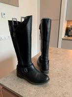 Twee Paar Zo Goed Als Nieuwe Zwart Lederen Dames Laarzen., Ophalen, Zo goed als nieuw, Zwart, Hoge laarzen