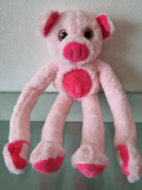Toi-Toys, SLINGERKNUFFEL VARKEN, 48cm,Klithand,Label, Nieuw!, Kinderen en Baby's, Speelgoed | Knuffels en Pluche, Nieuw, Overige typen
