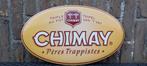 Reclamebord Chimay triple, Ophalen of Verzenden, Nieuw, Reclamebord, Plaat of Schild, Overige merken