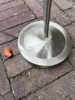 Staande lamp RVS look, Ophalen, Gebruikt, Metaal, 150 tot 200 cm