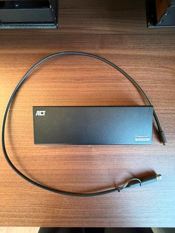ACT DisplayLink Docking Station (4K ondersteuning) + voeding beschikbaar voor biedingen