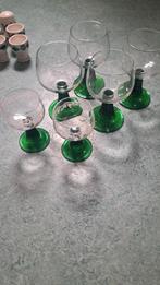 Vintage glazen, Verzamelen, Glas en Borrelglaasjes, Ophalen, Gebruikt