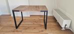 Designtafel nieuw eikenhout met staal, Ophalen, 100 tot 150 cm, Eikenhout, Nieuw