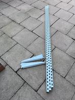 Wandrek profielen / staanders / liggers, Doe-het-zelf en Verbouw, Metalen, Ophalen, Gebruikt, IJzer