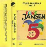 FONS JANSEN - 5 VOL.2 (CASSETTEBANDJE), Cd's en Dvd's, Cassettebandjes, Ophalen of Verzenden, Humor en Cabaret, Zo goed als nieuw
