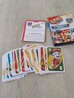 UNO Junior Paw Patrol Kaartspel, Mattel, Ophalen of Verzenden, Zo goed als nieuw, Drie of vier spelers