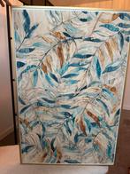 Canvas met lijst van IKEA - Bladmotief, Ophalen, Zo goed als nieuw, Print, 50 tot 75 cm