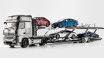 NZG Mercedes-Benz Actros Gigaspace 4x2 Lohr Transporter 1:18, Hobby en Vrije tijd, Modelauto's | 1:18, Ophalen of Verzenden, Nieuw