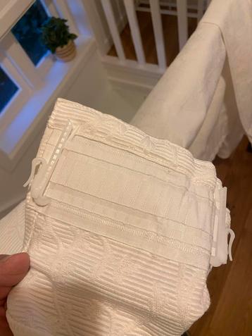 Witte Katoenen Gordijnen, 6 st beschikbaar voor biedingen