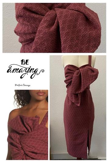 C/MEO Collective One Shoulder Give You Up jurk- M🌺NIEUW beschikbaar voor biedingen