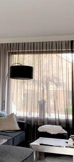 Inbetween gordijn antraciet 374 x 261 enkele plooi, Huis en Inrichting, Stoffering | Gordijnen en Lamellen, Gebruikt, Overige kleuren