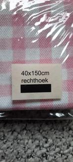 Nieuw tafelloper 40x150, Ophalen of Verzenden, Zo goed als nieuw, Roze