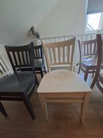 Houten stoelen - set van 6, Ophalen, Gebruikt, Overige kleuren, Klassiek