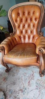 queen anne stijl stoel, Huis en Inrichting, Fauteuils, Ophalen, Gebruikt, 75 tot 100 cm, 50 tot 75 cm