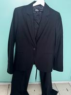 Zwarte Zara pak, Kleding | Dames, Jasjes, Kostuums en Pakken, Ophalen of Verzenden, Zo goed als nieuw, Maat 38/40 (M), Zwart