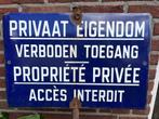 emaille verboden toegang, Antiek en Kunst, Antiek | Emaille, Ophalen of Verzenden