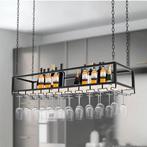 Hangende Wijnglazen Plank, Huis en Inrichting, Woonaccessoires | Wandplanken en Boekenplanken, Niet ingevuld, Niet ingevuld, Nieuw