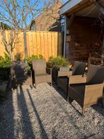 B7 Club Collection Tuinstoelen – Luxe Wicker – Set van 4, Ophalen, Zo goed als nieuw, Wicker