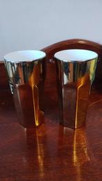 Mok goud plated, Ophalen of Verzenden, Zo goed als nieuw, Overige stijlen, Kop(pen) en/of Schotel(s)