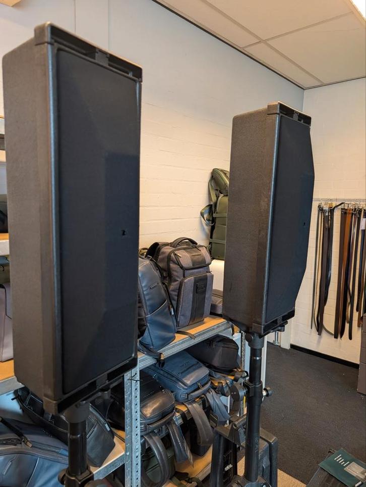 Zeer complete Bose 402 set met versterker en microfoons, Audio, Tv en Foto, Professionele Audio-, Tv- en Video-apparatuur, Zo goed als nieuw