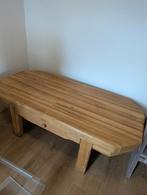 Houten salontafel, Huis en Inrichting, Tafels | Salontafels, Ophalen, Gebruikt, 100 tot 150 cm, Klassiek