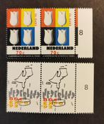 nederland NVPH 1518 1519 geschakeld pf, Postzegels en Munten, Postzegels | Nederland, Verzenden, Na 1940, Postfris