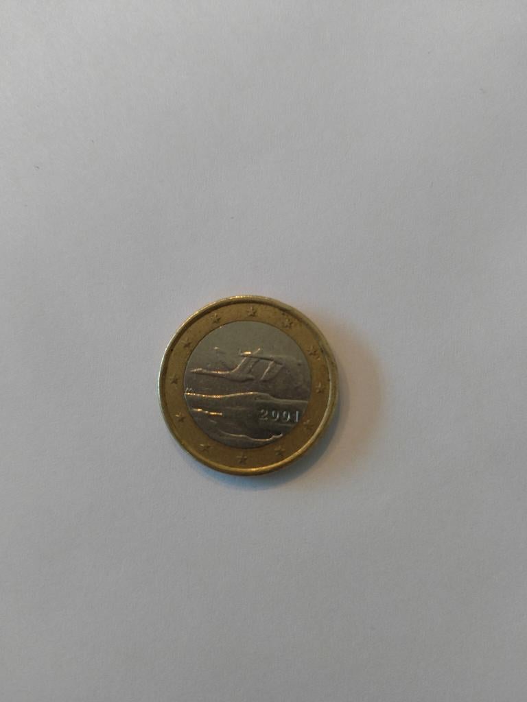 Zeldzame euromunt, Postzegels en Munten, Munten | Europa | Euromunten, Ophalen of Verzenden, Finland, 1 euro, Losse munt