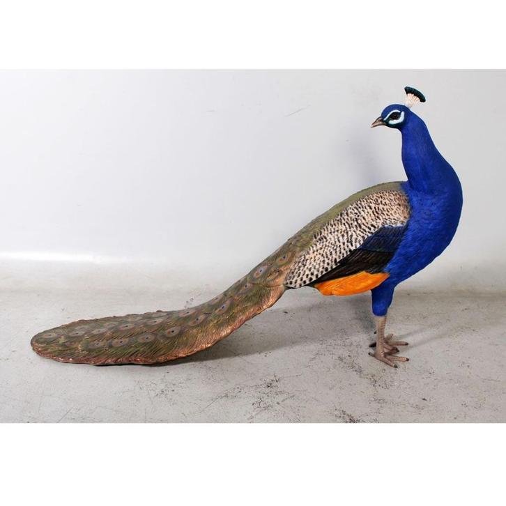Peacock – Pauw beeld Lengte 142 cm, Verzamelen, Dierenverzamelingen, Nieuw, Ophalen