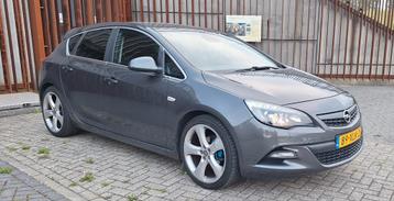 Opel Astra J 1.4 Turbo Gt uitvoering Ecotec 5D Bj 2012 Grijs beschikbaar voor biedingen