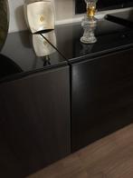 Zwart TV Meubel, Kunststof, Gebruikt, Ophalen of Verzenden, 200 cm of meer