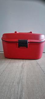 Originele Samsonite Beautycase - Rood, Gebruikt, Ophalen of Verzenden, Met slot, Hardcase