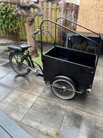 Troy Bakfiets met opgeknapte bak en batterij, Fietsen en Brommers, Elektrische fietsen, Ophalen of Verzenden, Gebruikt, 30 tot 50 km per accu