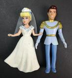 Disney FAIRYTALE WEDDING Cinderella & Prince 2010 MATTEL, Verzenden, Assepoester of Belle, Gebruikt, Beeldje of Figuurtje
