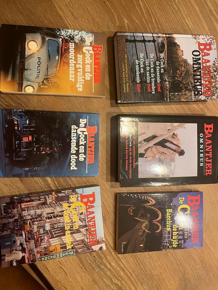 Baantjer Boeken Collectie - 6 Stuks, Boeken, Detectives, Gelezen, Ophalen