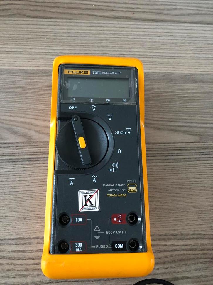 Fluke 73 Multimeter, Doe-het-zelf en Verbouw, Meetapparatuur, Gebruikt, Multimeter, Ophalen of Verzenden