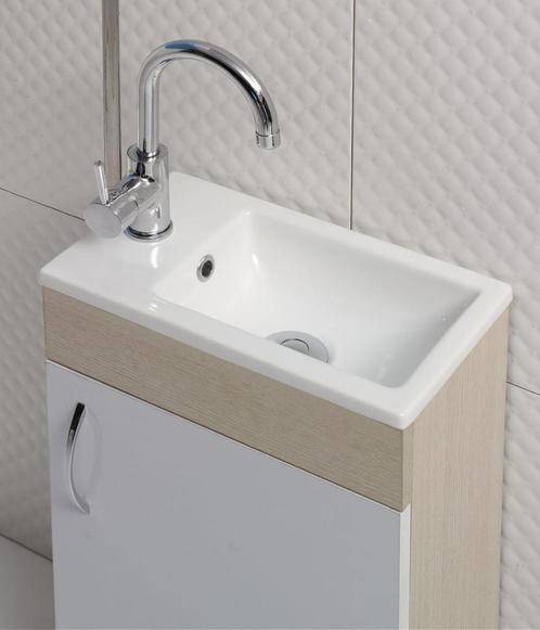 Wasbak klein (nieuw in doos) 42x24cm, Huis en Inrichting, Badkamer | Badkamermeubels, Nieuw, Wasbak of Wastafel, Minder dan 100 cm