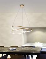 Design hanglamp goud 72 cm LED dimbaar, Ophalen, Zo goed als nieuw, 50 tot 75 cm
