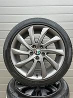 17” INCH ALFA ROMEO GIULIETTA 5X110 ORIGINEEL ZOMER VELGEN, 17 inch, Ophalen of Verzenden, Band(en), Zomerbanden