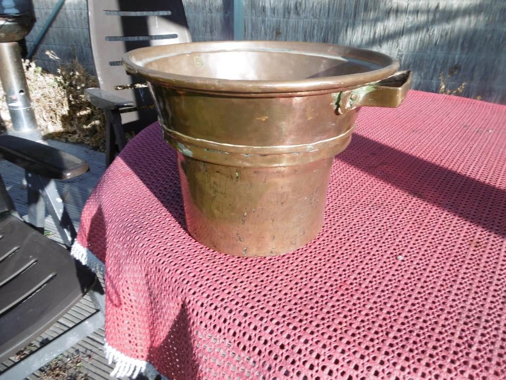 koperen pot, Antiek en Kunst, Ophalen, Koper