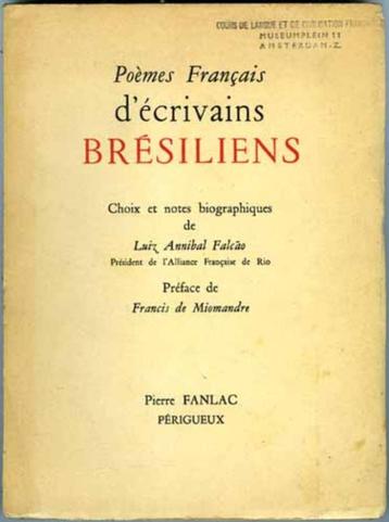 Poemes Francais d'ecrivains Bresiliens - Luiz Annibal Falcao beschikbaar voor biedingen