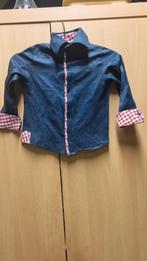 Leuk bloesje maat 98 glimmende stof, Kinderen en Baby's, Kinderkleding | Maat 98, Gebruikt, Overhemd of Blouse, Nvt, Ophalen of Verzenden