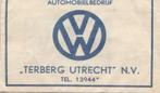 VW Volkswagen automobielbedrijf Terberg Utrecht, Verzamelen, Ophalen of Verzenden