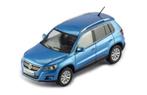 VW Tiguan 2007 blauw 1:43 IXO, Hobby en Vrije tijd, Modelauto's | 1:43, Verzenden, Nieuw, Auto, Overige merken