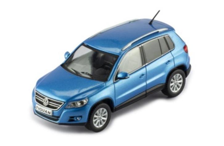 VW Tiguan 2007 blauw 1:43 IXO, Hobby en Vrije tijd, Modelauto's | 1:43, Nieuw, Auto, Overige merken, Verzenden