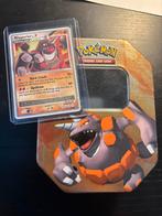 Pokémon Kaarten Rhyperior Blik + Promo DP29, Ophalen of Verzenden, Zo goed als nieuw, Meerdere kaarten